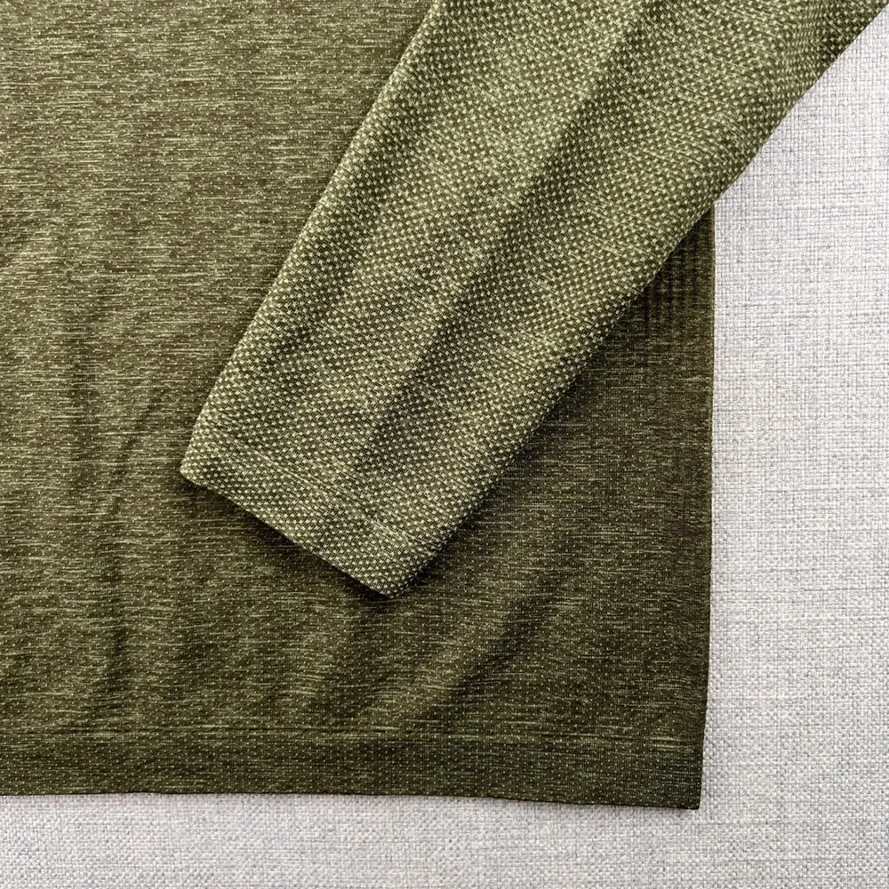 Lululemon Metal Vent Tech 2.0 Long Sleeve Shirt Men Small Olive Green Active Gym